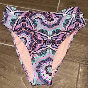"NEW Victoria's Secret High-Leg Swimsuit
Bottom - Eye-Catching Pattern!" Small